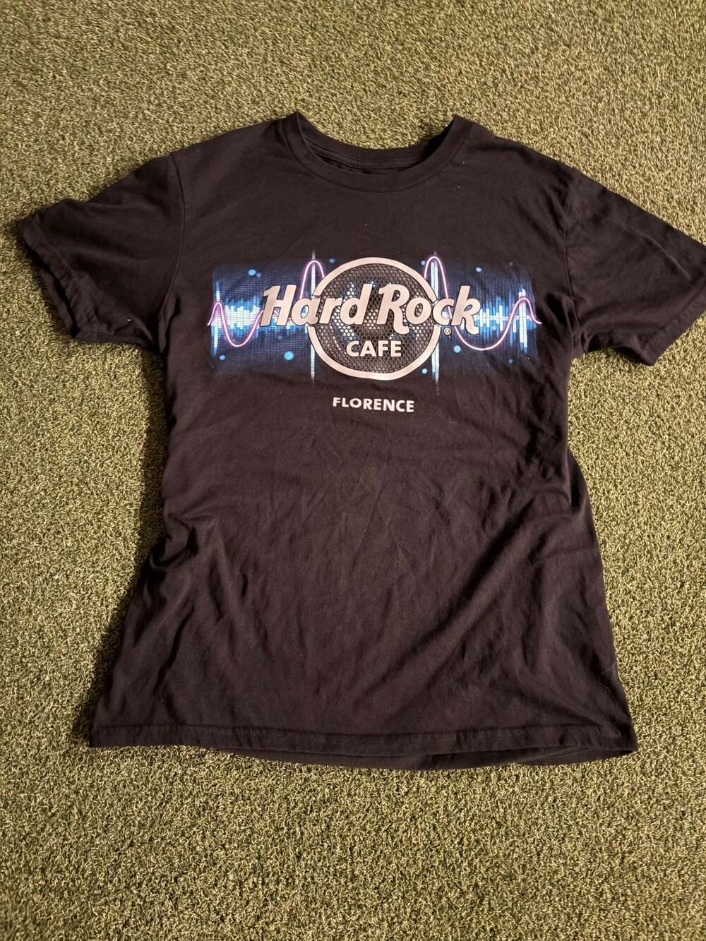 Hard Rock Cafe Florence Black Graphic T-Shirt